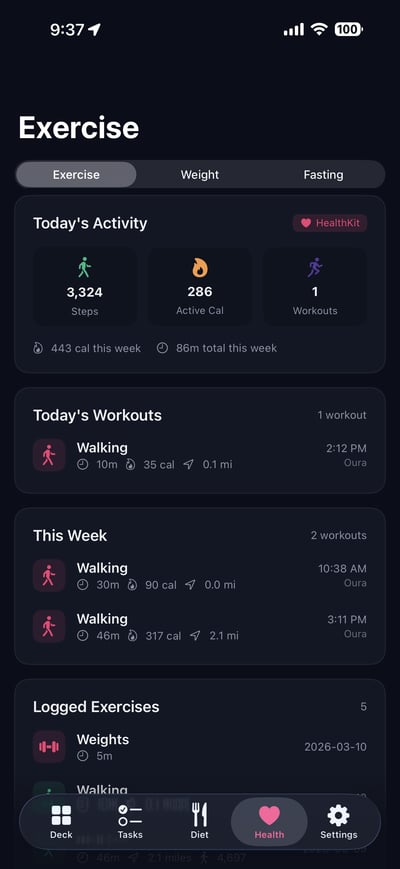 iOS Exercise with HealthKit